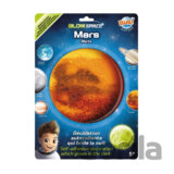 Mars nálepka svietiaca v tme