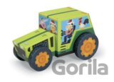 Puzzle s figúrkami Traktor