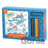 Set Vymaľuj si puzzle Superhrdina
