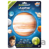 Jupiter nálepka svietiaca v tme