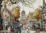 Anton Pieck - The Village Square