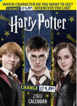 Oficiálny kalendár 2020 s nastaviteľnými obrázkami: Harry Potter