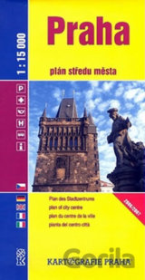 Praha: Plán středu města 1:15 000