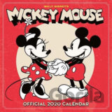 Oficiální dětský kalendář 2020 Disney: Mickey Mouse Mouse Classic
