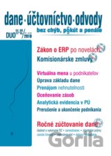 Dane, účtovníctvo, odvody (DUO) 11-12/2019 - Zákon o ERP po novelách, Komisionárske zmluvy, Ročné zúčtovanie dane