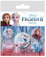 Placky Frozen II set 5 kusov