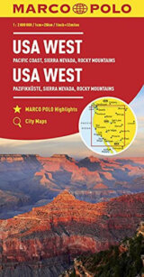USA západ/mapa 1:2M