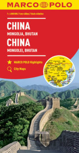 Čína, Korea, Bhutan/mapa 1:4M MD(ZoomSystem)