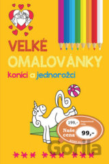 Velké omalovánky koníci a jednorožci