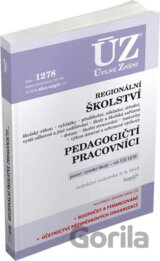 ÚZ 1338 Regionální školství, pedagogičtí pracovníci