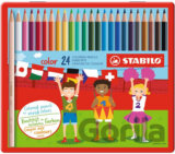 STABILO color 24 ks kovové pouzdro