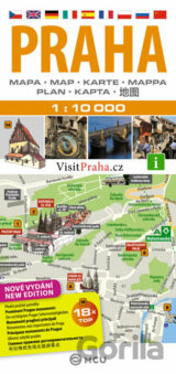 Praha - plán města  1:10 000