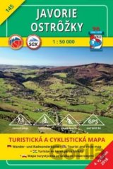 Javorie - Ostrôžky - turistická mapa č. 145