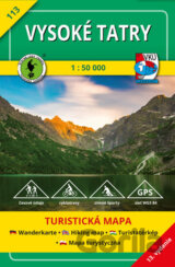 Vysoké Tatry 1 : 50 000 - turistická mapa č. 113