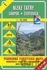 Nízke Tatry, Chopok 1:25 000 - turistická mapa č. 1