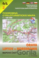Orava, Liptov, Horehronie 1:100 000 - cykloturistická mapa 2