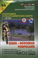 Gemer, Novohrad, Podpoľanie - cykloturistická mapa č. 9