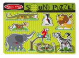 Zvukové puzzle - Zvieratká v ZOO