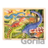 Drevené puzzle - Dinosaury