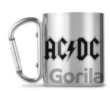 Kovový hrnček s karabinou AC/DC: Logo