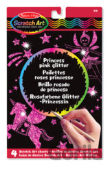 Sada Scratch Art - Ružové trblietky pre princezné
