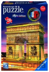 Puzzle noční edice 3D - Vítězný oblouk
