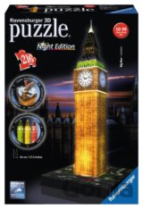 Puzzle noční edice 3D - Big Ben
