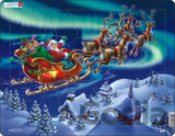 Santa Claus a jeho sane v polárnych svetlách XM1 