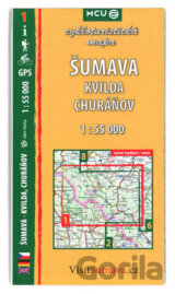 Šumava - Kvilda, Churáňov - cykloturistická mapa č. 1 /1:55 000