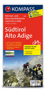 Südtirol 3401 , 4 mapy / 1:70T KOM
