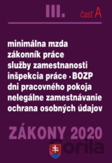 Zákony 2020 III/A  - Zákonník práce - úplné znenie k 1.1.2020