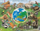 Puzzle MAXI - Zvířata Evropy/90 dílků