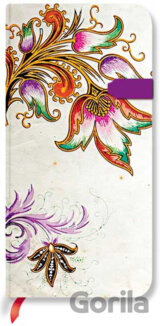 Paperblanks - Floral Cascade Ivory - SLIM - čistý
