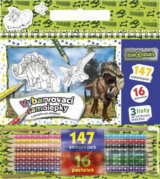 Dinosauři - Vybarvovací samolepky