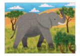 Puzzle mini: Slon africký