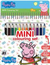 Prasátko Peppa - Mini set s pastelkami