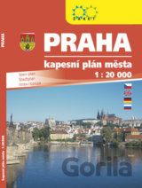 Praha kapesní plán města 1 : 20 000