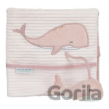 Plyšová knížka veľká - veľryba ocean pink