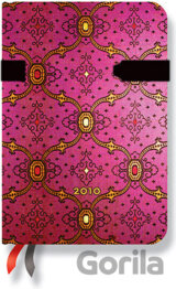 Paperblanks - Diár 2010 (týždenný, horizontal) - Fuchsia - MINI