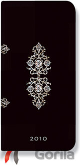 Paperblanks - Diár 2010 (týždenný, horizontal) - Crystal Jewel - SLIM