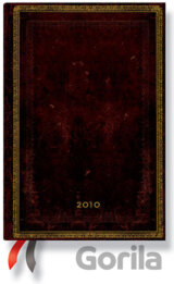 Paperblanks - Diár 2010 (týždenný, vertical) - Black Moroccan - MINI