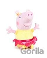 Plyšová hračka Prasiatko Peppa (žlté, ružová suknička)