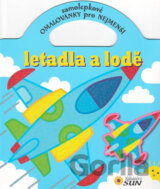 Letadla a lodě - Samolepkové omalovánky pro nejmenší