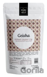 Geisha - sypaný zelený čaj aromatizovaný, ochutený
