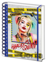Poznámkový A5 blok DC Comics - Birds Of Prey: Harley Quinn Warning
