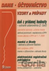 Dane, účtovníctvo - vzory a prípady 9/2009