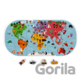 Hračka do vody puzzle: Mapa sveta