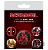 Sada odznakov Deadpool - Outta the Way