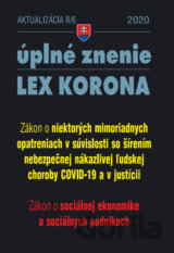 Aktualizácia II/6 – LEX KORONA - Sociálna ekonomika, podniky a opatrenia v justícii