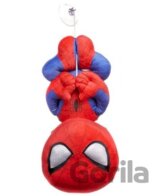 Plyšový Spiderman červený vysiaci